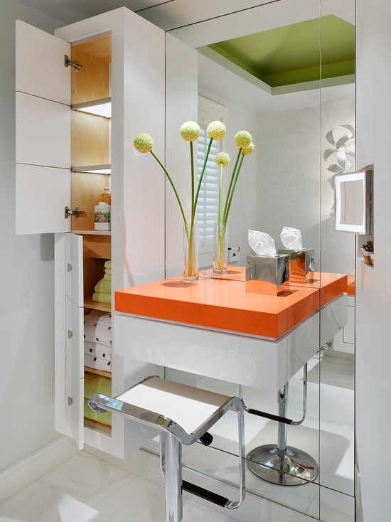 20 Functional Built in Bathroom Storage Design Ideas