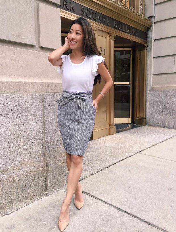 Summer In The Office: 17 Preppy Work Appropriate Outfit Ideas