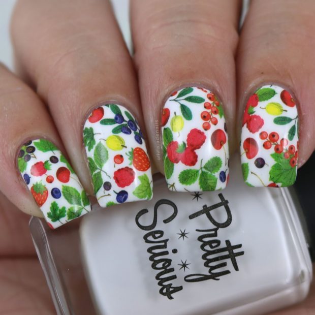 Fruits on Your Nails Cute Summer Nail Art Ideas