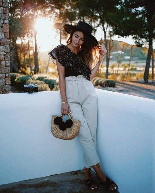 15 Stylish Summer Outfit Ideas with Wide Leg Pants