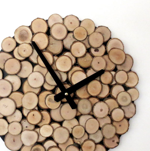 16 Chic Handmade Wall Clock Designs That Make Great DIY Projects