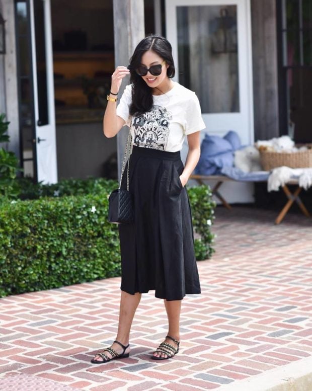 15 Cute Ways To Wear A Midi Skirt This Summer