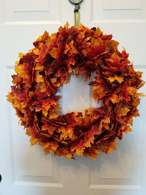 15 Fantastic Handmade Fall Wreath Designs That Will Bring Color To Your Front Door