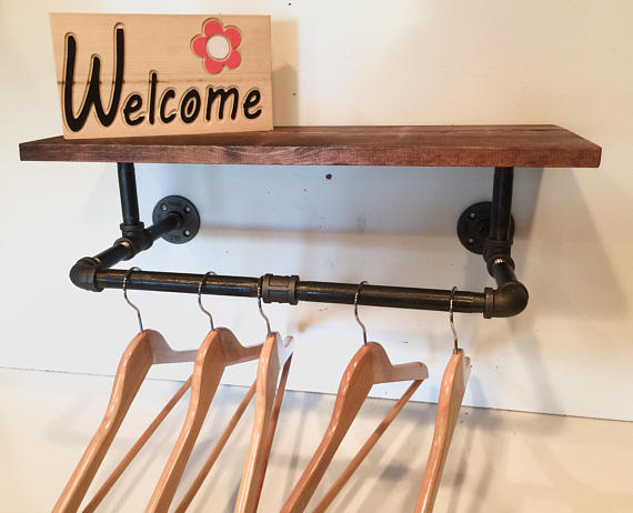 16 Unique Handmade Clothing Rack Designs To Display Your Clothes