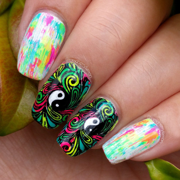 Color Explosions On Your Nails: 14 Creative Nail Art Ideas