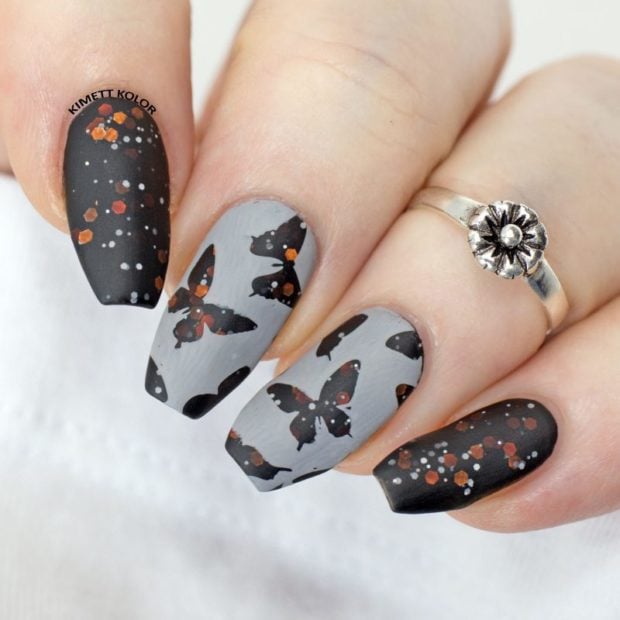 15 Cute Spring Stamping Nail Art Ideas