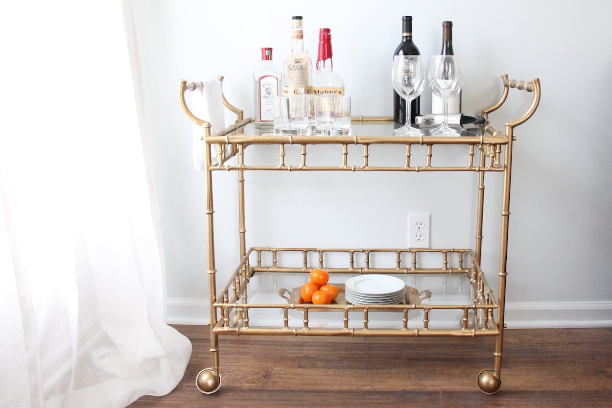 15 Inspiring DIY Bar Cart Designs And Makeovers Style Motivation