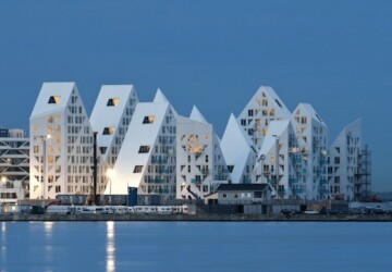 Spectacular Building That Looks Like A Giant Iceberg - spectacular, iceberg, denmark, building, apartments, amazing