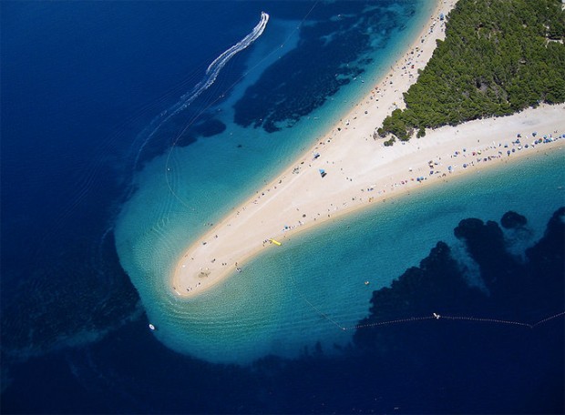 Golden Horn — Bol, island Brač in the Croatia_