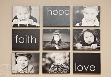 20 Ideas To Use Family Photos On Your Walls -