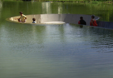 Platform In The Middle Of A Lake -