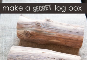 Make a Secret Log Box -