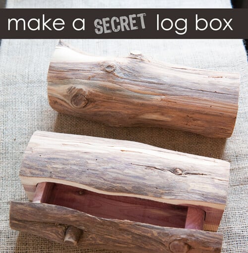 Make a Secret Log Box -