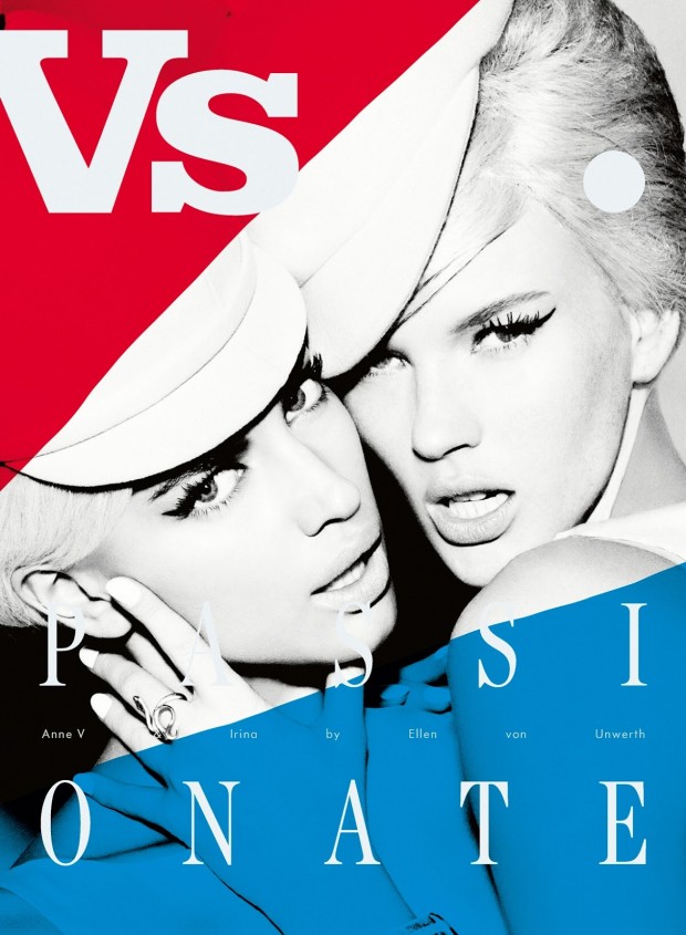 Anne Vyalitsyna & Irina Shayk by Ellen von Unwerth (Vs. Spring-Summer 2013)