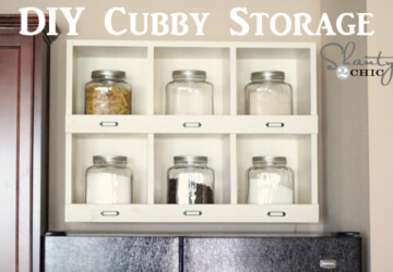 DIY Storage Cubby -