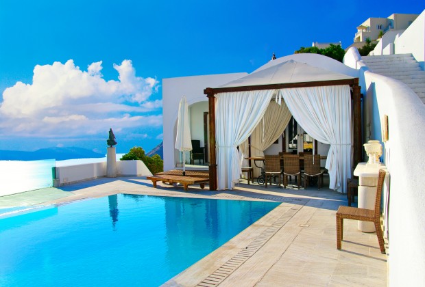 Santorini - luxury summer  holidays