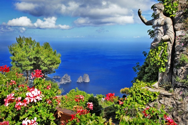 beautiful Capri island, Italy
