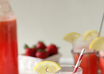 Sparkling Strawberry Lemonade - Strawberry Lemonade, strawberry, lemonade, beverage