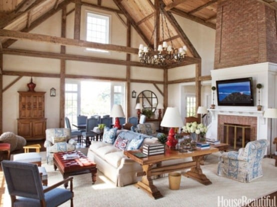 50 Comfortable And Inviting Barn Living Rooms - open living room Read more: http://www.digsdigs.com/50-cozy-and-inviting-barn-living-rooms/#ixzz2QqpsCPC7, modern living room, living room inspirations, living room decorating, barn renovation, barn interior, barn house design, barn conversion, 50 Cozy And Inviting Barn Living Rooms