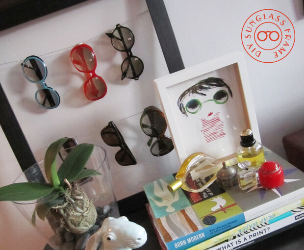 DIY Sunglass Display -