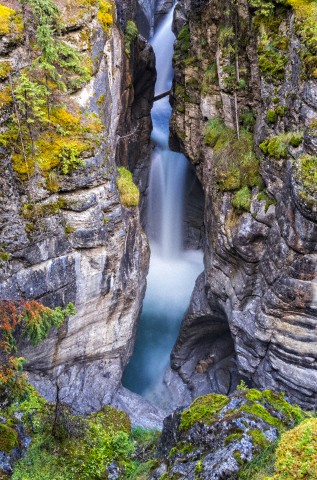 Maligne Canyon in Jasper National Park, Alberta, Canada.