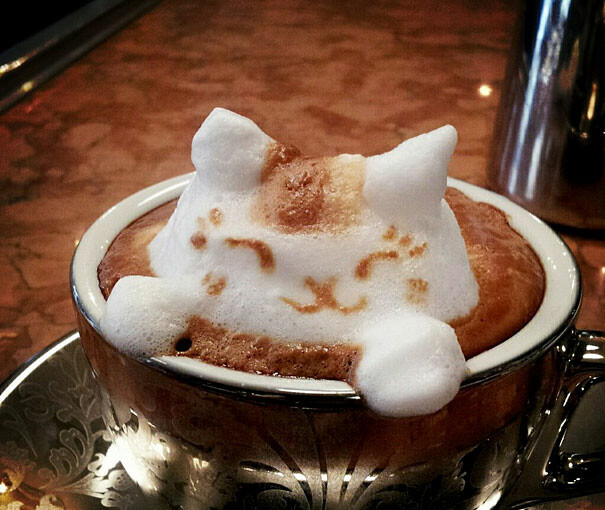 Incredible 3D Latte Art by Kazuki Yamamoto - latter art, Kazuki Yamamoto, art, 3D Latte Art