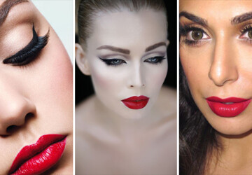 25 Glamorous Makeup Ideas with Red Lipstick - red, Makeup, lipstick