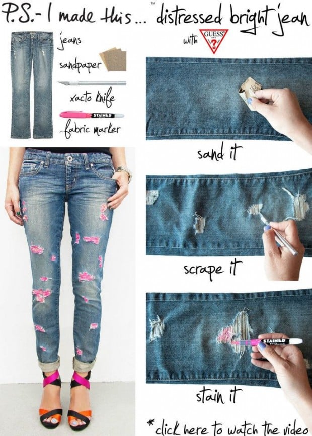 24 Stylish DIY Clothing Tutorials (6)