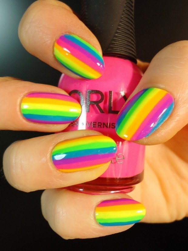 25 Cool Colorful Nail Art Ideas (7)