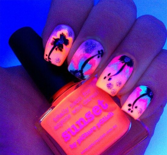 25 Crazy Summer Nail Design Ideas - summer trend, summer nail design, neon nails, Nails art, nail design ideas, Crazy