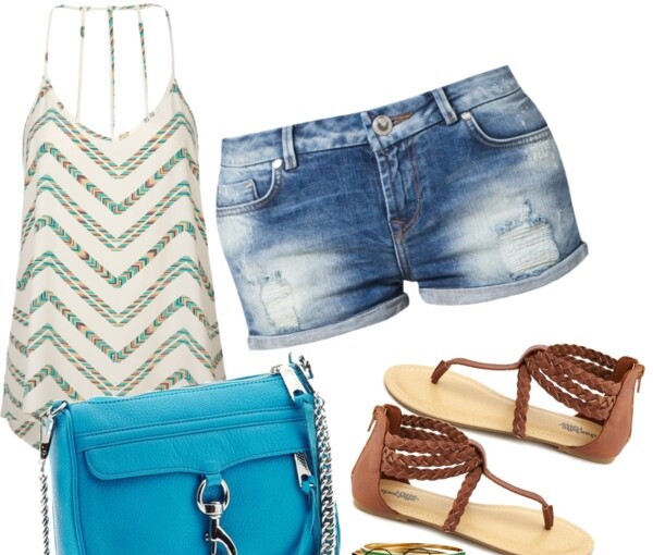 24 Great Outfit Ideas with Shorts - summer, Shorts, Outfit ideas