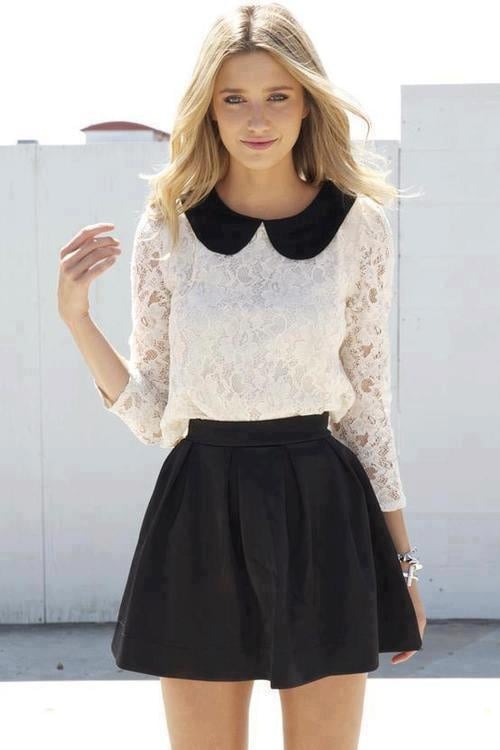 30 Outfit Ideas with Lace and Tulle for Romantic Look (14)