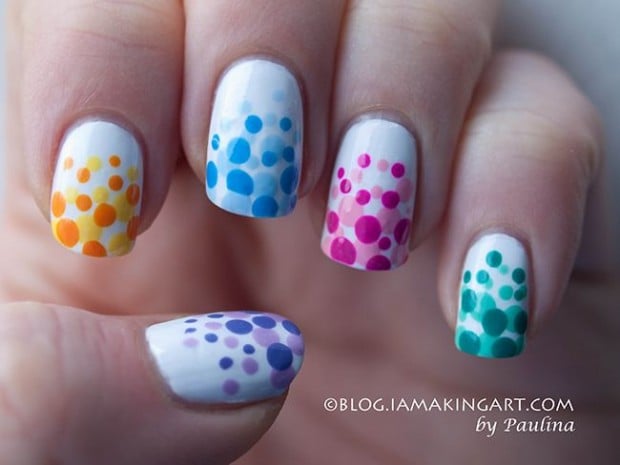 30 Amazing Dots Nail Art Ideas - Style Motivation