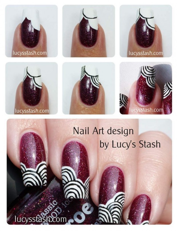 20 Tutorials for Stylish Nails (12)