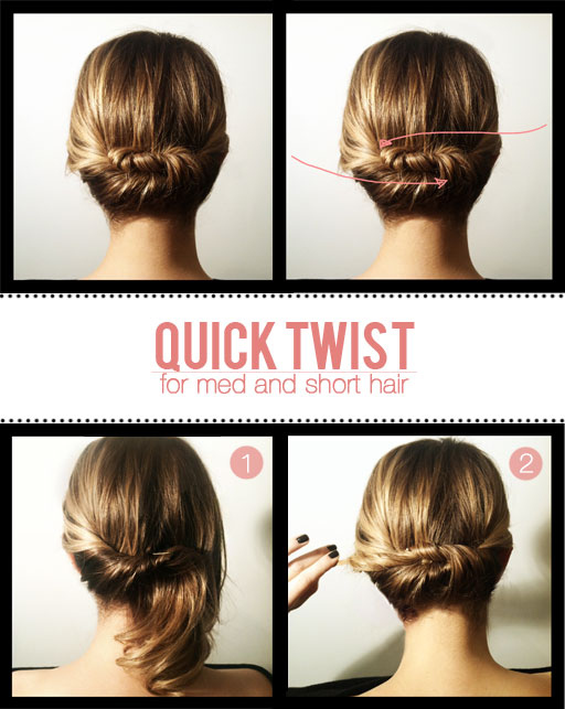 Easy Hairstyles For Short Hair Tutorials