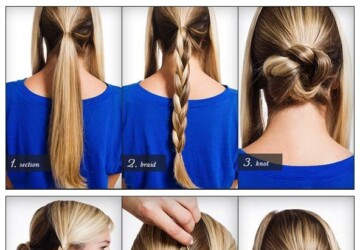 21 Simple and Cute Hairstyle Tutorials You Should Definitely Try It - tutorials, simple, Hairstyles, Cute