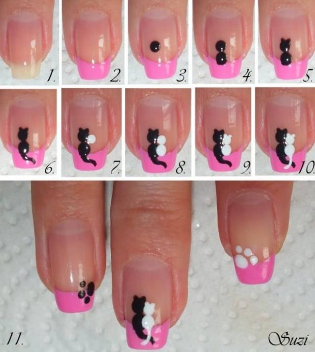 25 Fun and Easy Nail Art Tutorials (23)