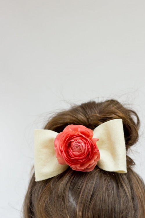 25 Stylish DIY Hair Accessories (24)