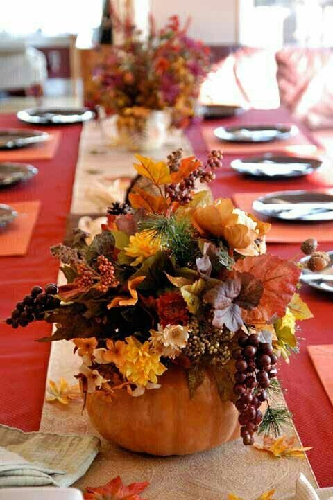 26 Great Fall Table Decorating Ideas (10)