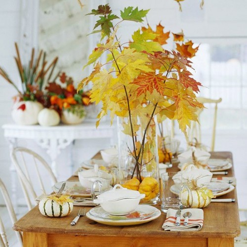 26 Great Fall Table Decorating Ideas (18)