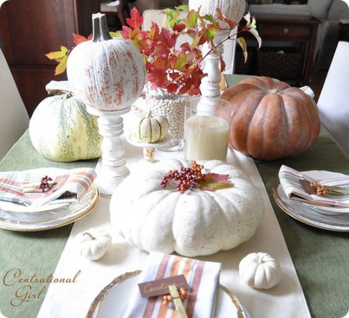 26 Great Fall Table Decorating Ideas (21)