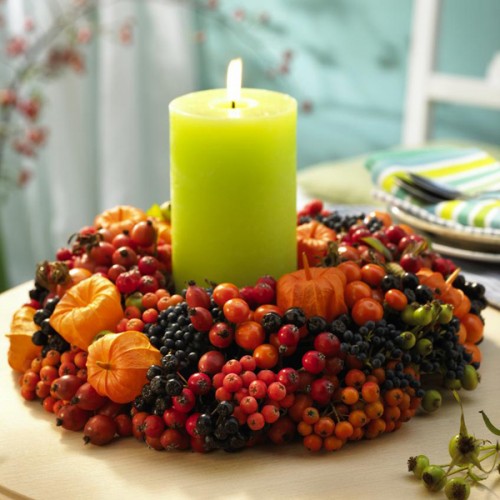 26 Great Fall Table Decorating Ideas (23)