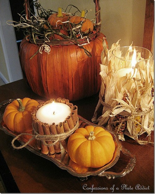 26 Great Fall Table Decorating Ideas (6)