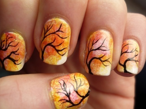 27 Trendy Nail Art Ideas for Fall (11)