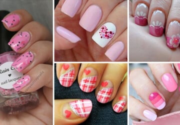 40 Stylish Pink Nail Art Ideas - Pink, nails, Nail Art, ideas