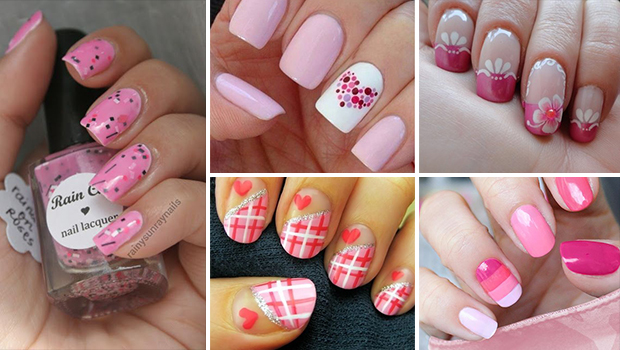 40 Stylish Pink Nail Art Ideas - Pink, nails, Nail Art, ideas