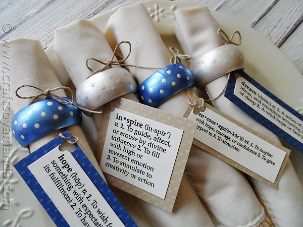 22 Great DIY Napkin Ring Ideas for Every Occasion (22)