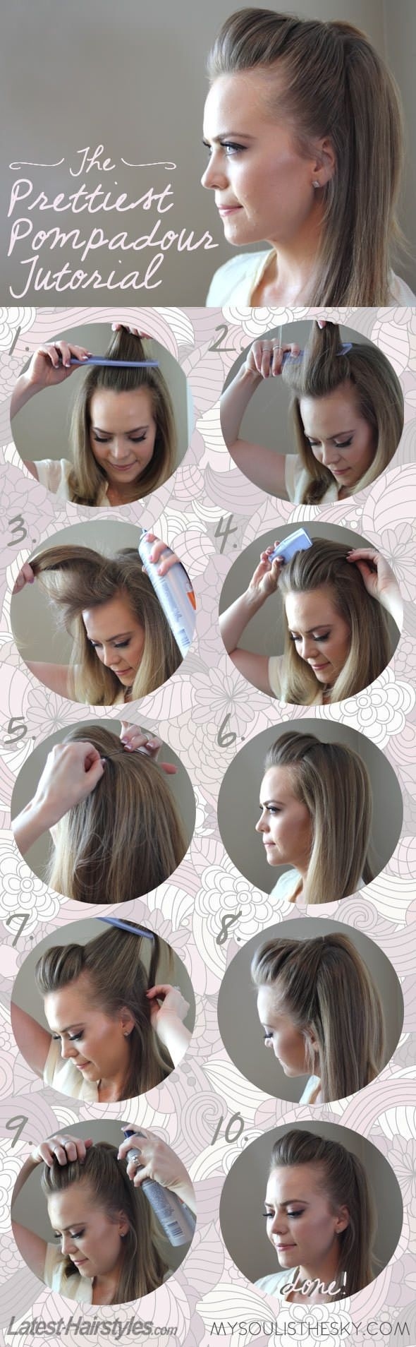 23 Gorgeous Hairstyle Ideas and Tutorials that can be done in 10 minutes  (10)
