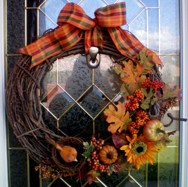 25 Adorable DIY Fall Wreath Ideas (6)
