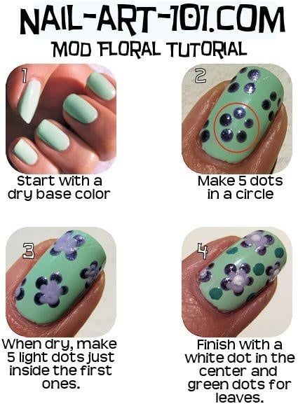 25 Great Nail Art Tutorials for Cute and Fancy Nails (9)
